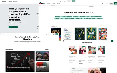 ASCD website preview