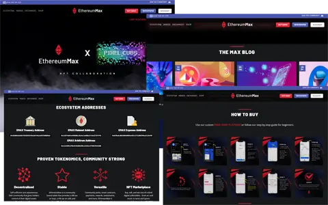 Ethereummax website preview