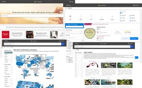 WinesRate website preview